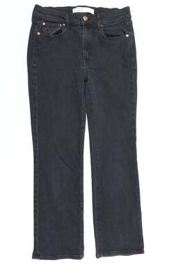 AYR Jeans Womens 29 Washed Black Straight Leg High Rise Denim